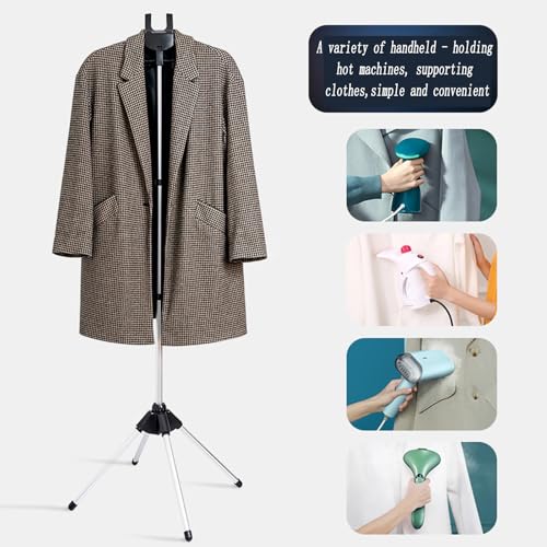 HomeToDou Handheld Garment Steamer Rack,Garment Hanger for Steaming Clothes,Steam Rack for Clothes,Steam Iron Steamer Hanger Standing