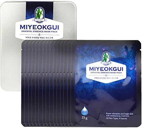 HAECHUNGWON Golden Seaweed MIYEOKGUI Oriental Essence Sheet Mask Pack for All Skin Types 15ea