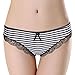 ANZERMIX Women's Stripe Cotton Comfortable Panties Pack of 6 (Size M)