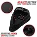 UShake Bike Gel Seat Cushion Cover, Bicycle Saddle Seat Cover for Women and Men in Road Bike Cruiser and Stationary Exercise Bike, Outdoor or Indoor Cycling-BU