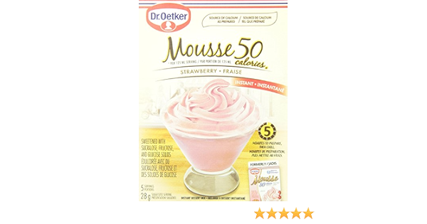 Dr.oetker strawberry Mousse lt 0.98oz (058336135408)