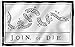 Anley Fly Breeze 3x5 Foot Join Or Die Flag - Vivid Color and Fade proof - Canvas Header and Double Stitched - Rattlesnake Flags Polyester with Brass Grommets 3 X 5 Ft