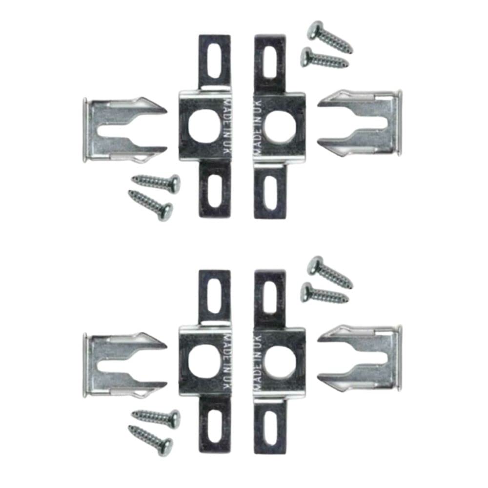 Anti Theft Security Picture Hangers Kit Spring Lock Quick Release Tool Picture Hooks Security Hardware Kit for Wooden Polymer Picture Photo Frames Kit A Pack of 5