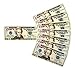  GoodOffer 20 Dollars Play Money - Realistic Prop Money 100 pcs. - Total of $2,000 Copy Money with Two Sides for Pranks, Games, Monopoly - Educational Play Money for Kids - Prop Twenty Dollar Bills 