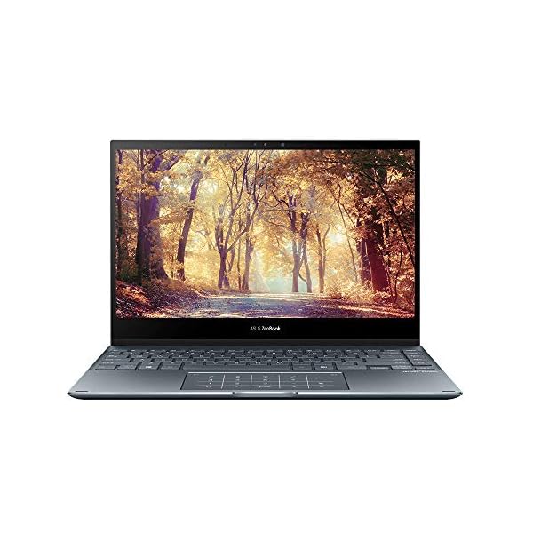 ASUS ZenBook Flip UX363EA Full HD 13.3" Touchscreen Laptop (Intel i7-1165G7, 16GB RAM, 512GB PCIe SSD, Windows 10) - Includes LED NumberPad, Pine Grey