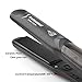 2 in 1 Curling and Straightening Steam Flat Iron- Professional Steam Hair Straightener Salon Styler Tourmaline Flat Iron with Steamer, Dual PTC Heater, Digital LCD Display, Dual Voltage,300-450℉