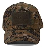 Tactictal Operators Digital Woodland Camo hook and loop Adjustable Hat