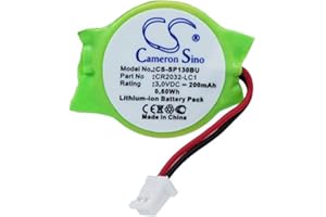 VI VINTRONS VINTRONS CR2032-LC1 CMOS Battery Replacement Compatible for Sony Playstation 3, PS3,