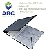 Abc Durable 7-Ring 3 On A Page Business Check Book Binder, 600 Check Capacity, With Clear Vinyl Pouch Bill Keeper – Removable 6-Year Calendar 