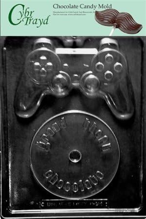 Cybrtrayd M216 Video Game Kit Chocolate Candy Mold with Exclusive Cybrtrayd Copyrighted Chocolate Molding Instructions