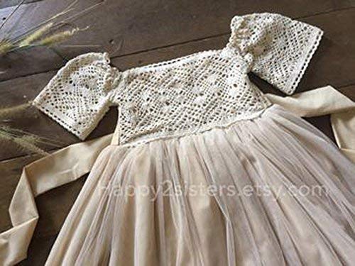 cheap rustic flower girl dresses