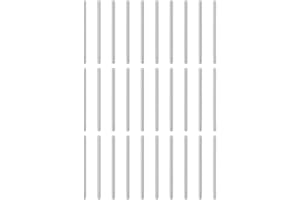 HARFINGTON 50pcs Dowel Pins M2(2mm) x 50mm 304 Stainless Steel Cylindrical Shelf Support Peg Pin Rod Fasten Elements for Metal Devices Wood Furniture DIY Installation, Silver