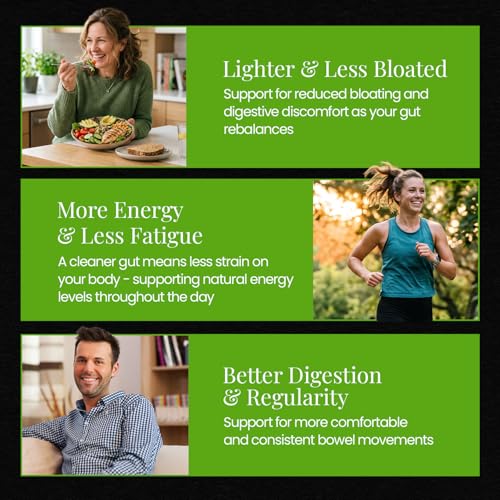 12 in 1 Intestinal Cleanse - 1500mg Wormwood, Black Walnut and Clove + 9 Key Ingredients for Digestive & Liver Support - High Strength Natural Gut Cleanse Detox for Men & Women -30 Day Supply