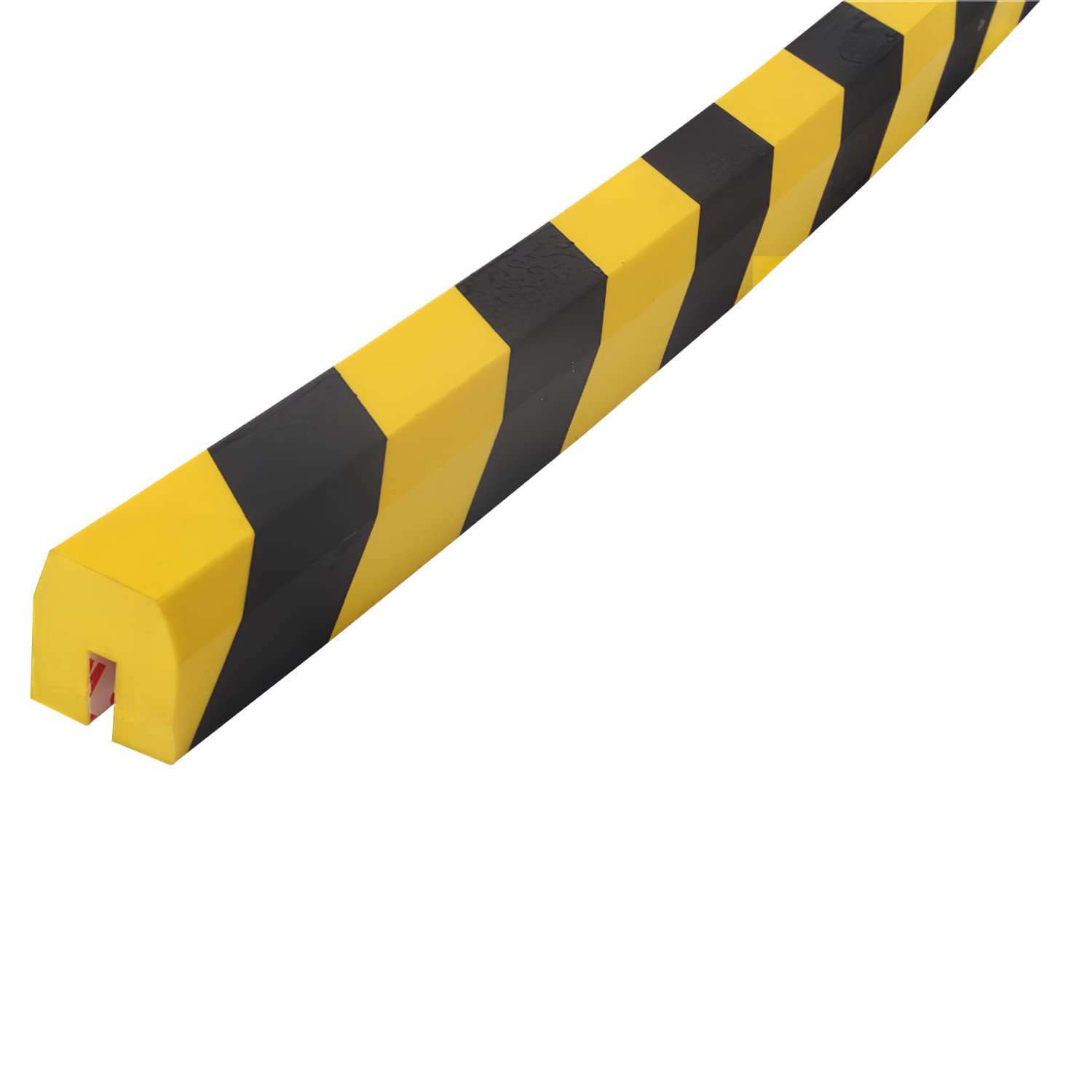 Allcam WRP3YB Angular PU Foam Warehouse Pallet Racking Protector with Hi-Vis Yellow/Black Stripes for Rack Edge Protection