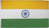 AZ FLAG India Flag 3x5 ft 100D Polyester with 2 Brass Eyelets