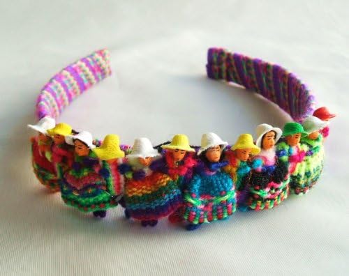 Cholita Worry Doll Purple Base Headband