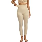 Takusun Women Shapewear Leggings High Waist Footless Tights Tummy Control Butt Lift Thigh Slimmer Compression Pants