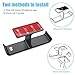 Headset Headphone Mount, 6amLifestyle Aluminum Under desk Dual Headsets Hanger Holder Stand, Stick-On Hooks Universal for All Headphones, Black (Patented)thumb 4