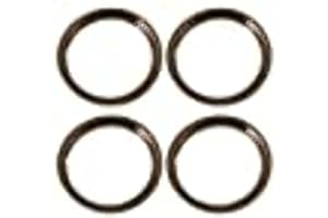 Set of 4 Stainless Steel 16 Inch Beauty Trim Rings with Metal Clip Retention System - Part Number: IWC1516S by IWC