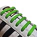 Kicks Kids Green- Tieless Elastic Silicone No Tie Shoelaces