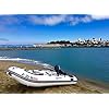 Inflatable-Sport-Boats-Dolphin-88-Model-270-Air-Deck-Floor-Dinghy-with-Seat-Bag
