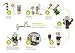 Glass Herb Keeper - Anti-leakage fresh herb container - Free paleo recipe eBook - Herb storage holder keeps herbs fresh and green for up to 2 Weeks