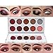 VERONNI Glitter Pigment Eyeshadow Palette 10 Colors Shimmer Long Lasting Pigment Eye Shadow Eye Cosmetic Makeup Elegant Mineral Creamy Pigmented, Highly Pigmented (10 Colors)