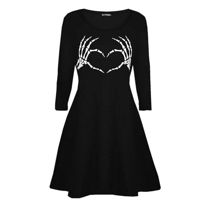 Fiesta Mujer Halloween Christmas Navidad Ropa Retro Vestido ...