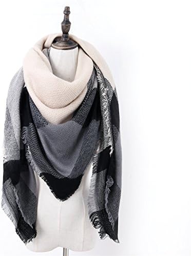 Women's Classic Plaid Tartan Grids Scarf Pashmina Blanket Winter Wraps Shawl