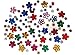 Playscene Craft Jewels With Self Adhesive Back, Flower Theme - 100 Gram Set (Multicolored Flowers)