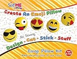 DADM Emoji Pillow Craft kit, for Girls & Boys, Kids and Adults , 32 cm, SelfMe Crafts kit.