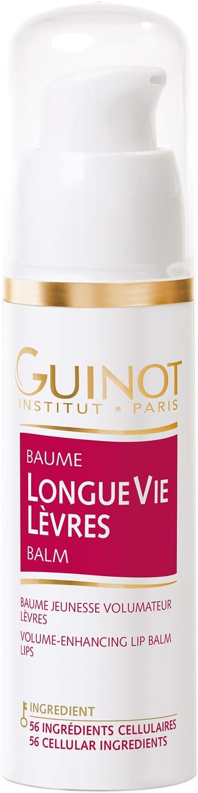 Guinot Longue Vie Levres 15ml Lip Balm Cream Plumping Smoothing Wrinkles