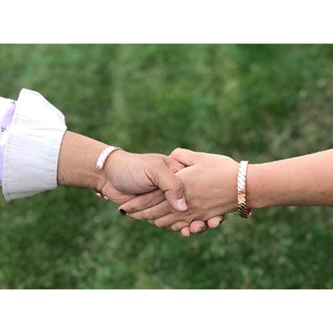 Copper Bracelets for Men and Women-Magnetic Bracelet for Arthritis-6 Powerful Magnets - Effective & Natural Relief of Joint Pain and Carpal Tunnel