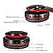 Bluetooth Headphones Over Ear, Hi-Fi Stereo Wireless Headset, Foldable, Soft Memory-Protein Earmuffs, w/Built-in Mic and Wired Mode for PC/Cell Phones/TV (Red with Case)thumb 1