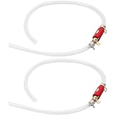 Brake Bleeder Hose, Brake Fluid Replacement Kit, One Way Check Valve Brake Fluid Bleeder Kit with Tube &amp; Clamp, Hydraulic Brake Fluid Bleeder Replacement Hose for Clutch Hydraulic Brake