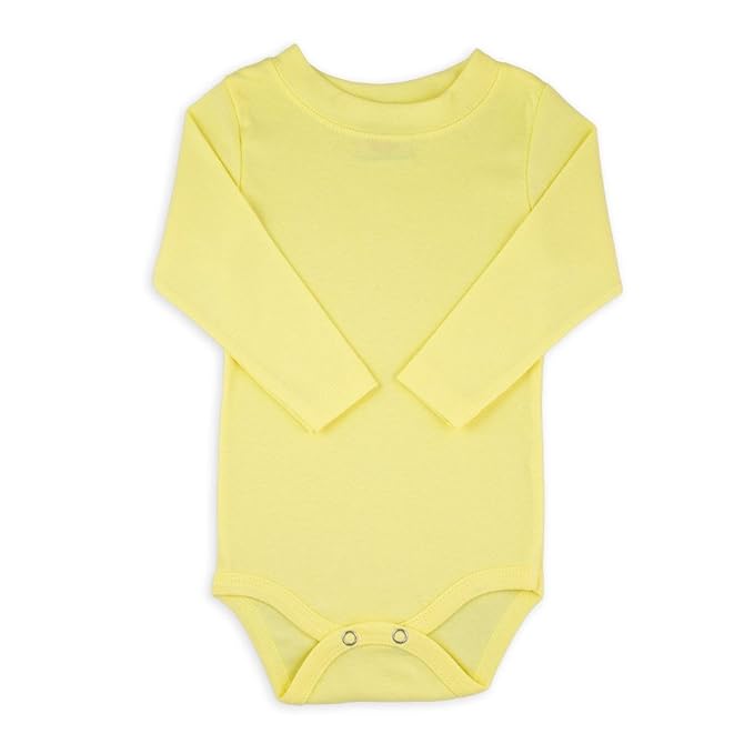 Yellow Long Sleeve Snapsuit Bodysuit Onesie Size 36