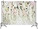 Mehofoto Wedding Backdrop Valentine's Day Pink White Flower Wall Photography Background 7x5ft Vinyl White Flowers Wall Wedding Party Backdrops
