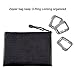 BOOSTEADY Multipurpose D-Ring Locking Hanging Hook Tactical Link Snap Keychain with Zippered Pouch for Molle Webbing