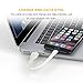 EasyAcc Lightning USB Cable PocketLine MFi Certified Cable Apple Short Silicone Cable for iPhone X 8 Plus 7 6 6s Plus 5s 5 iPad Air 2 Mini 4 3, 0.5ft/15cm