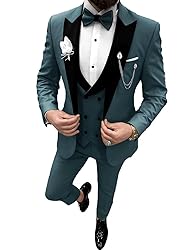 Wangyue 3 Piece Suit for Men Tuxedo Suit Slim Fit