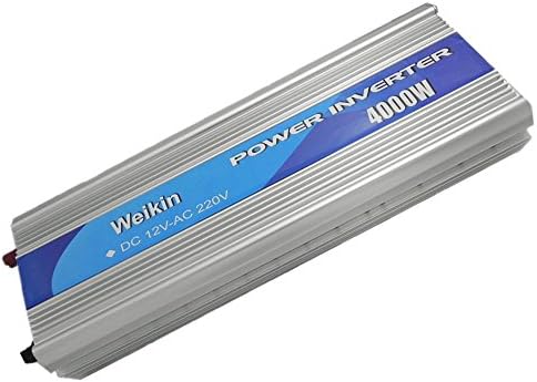 WEIKIN power inverter 4000W Watt DC 12V to AC 220V volt converter with battery charge function (4000W, DC 12V to AC 220V)