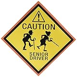 "Senior Driver" Car Magnet, Party Favor