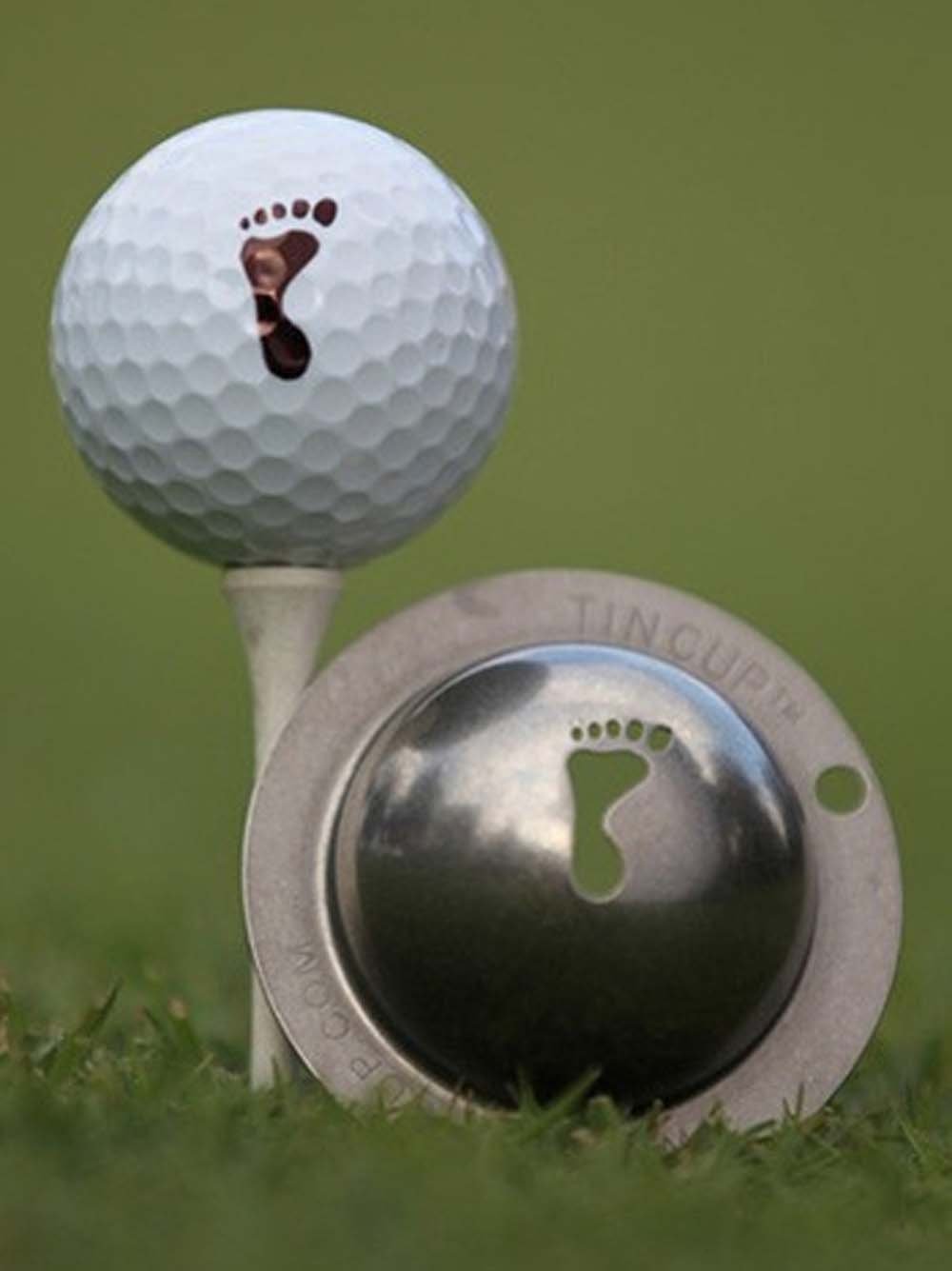 Tin Cup Bigfoot Golf Ball Custom Marker Alignment Tool Big Foot