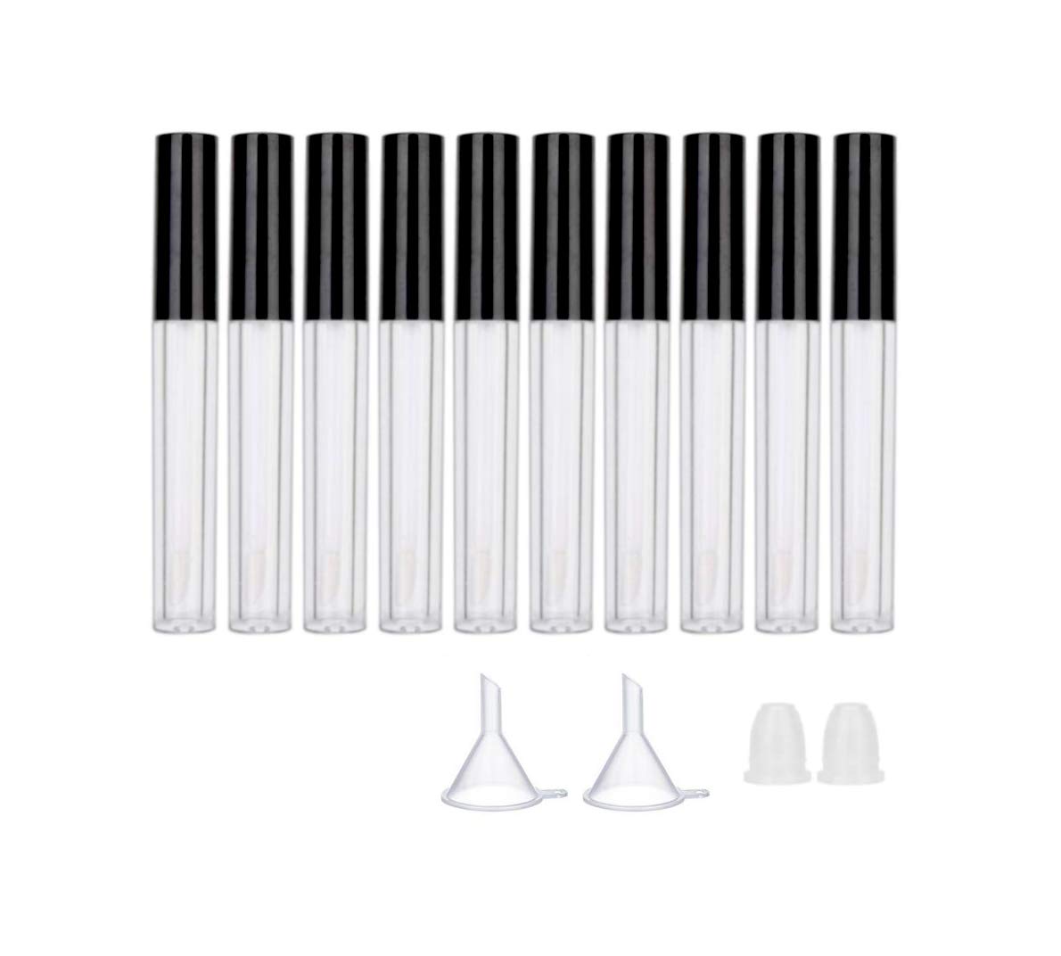 50PCS 10ML Lip Gloss Tube Bulk with Wand Empty Lip Gloss