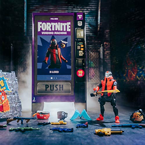 Fortnite Vending Machine, Features 4 Inch XLord Action Figure