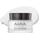 AHAVA Time To Hydrate Night Replenisher, Normal To Dry Skin - Rich & Velvety Cream for Deep Hydration, Fight Overnight Dehydration & Reinforce Skin Barrier, with Osmoter, Jojoba & Vitamin E, 1.7 Fl.Oz