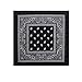 Pack of 6/12 Cotton Double Sided Print Paisley Bandana Scarf,22''x22'' Head Wrap Cowboy Bandanas (12 pcs)