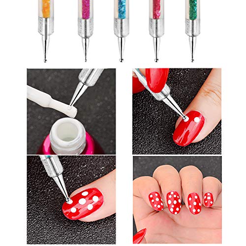 15 PCS/Set Nail Art Tools Brushes for Manicure Rhinestones Nails  Decorations Nail Nrush Kit Painting Fingernail Tool Pen Kit - Alexnld.com