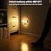 DEWENWILS Motion Sensor Night Light, LED NightLight Plug in with High-Low Brightness Adjustable, Warm White Night Lights for Bathroom, Garage, Stair, Hallway, UL Listed