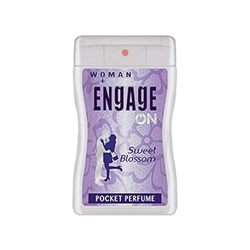Engage Women's Sweet Blossom Pocket Perfume, 18ml (Pack Of 2)